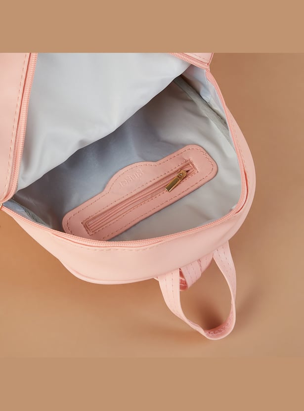 GINGER Shimmery Backpack with Bag