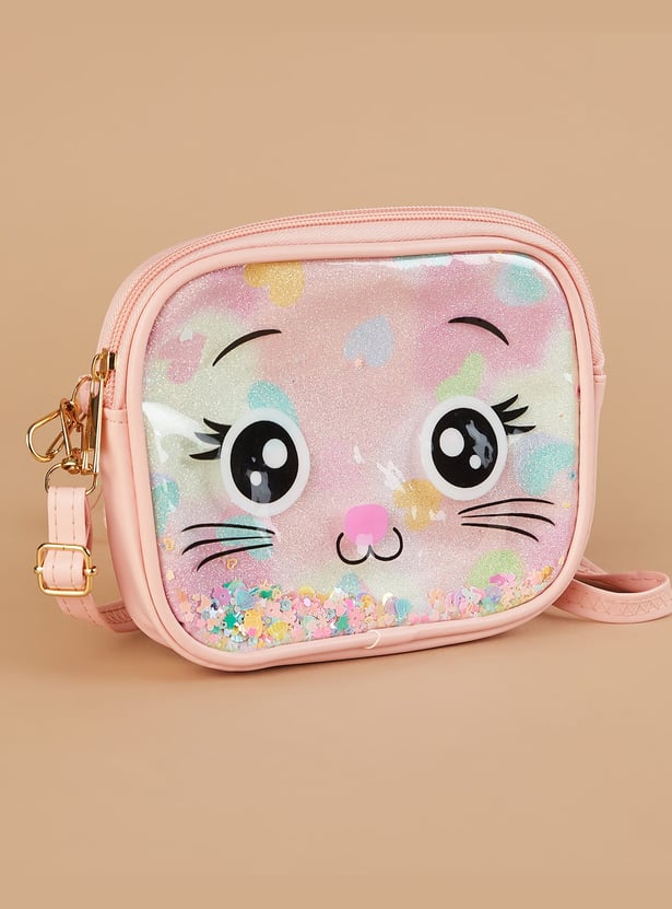 GINGER Shimmery Backpack with Bag