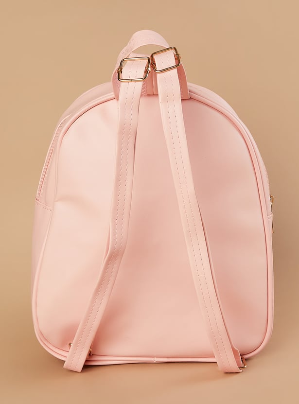 GINGER Shimmery Backpack with Bag