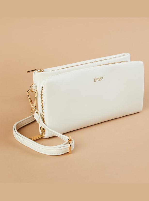 GINGER Solid Wallet with Detachable Strap