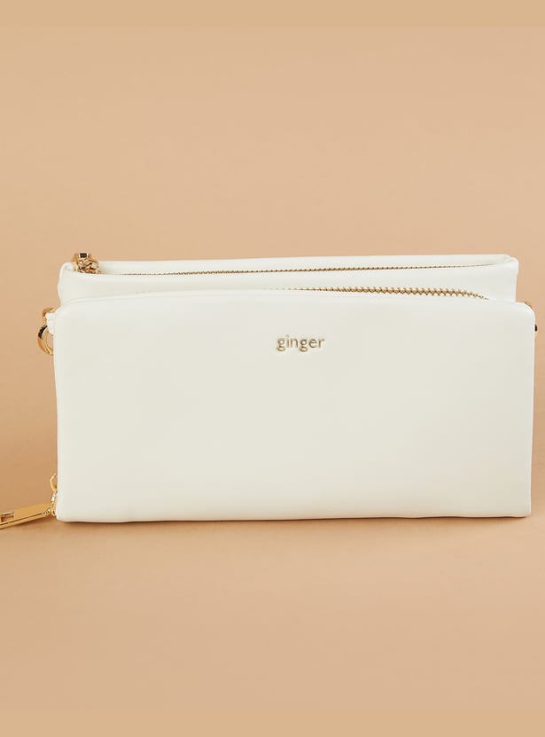 GINGER Solid Wallet with Detachable Strap
