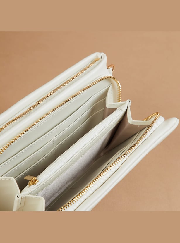 GINGER Solid Wallet with Detachable Strap