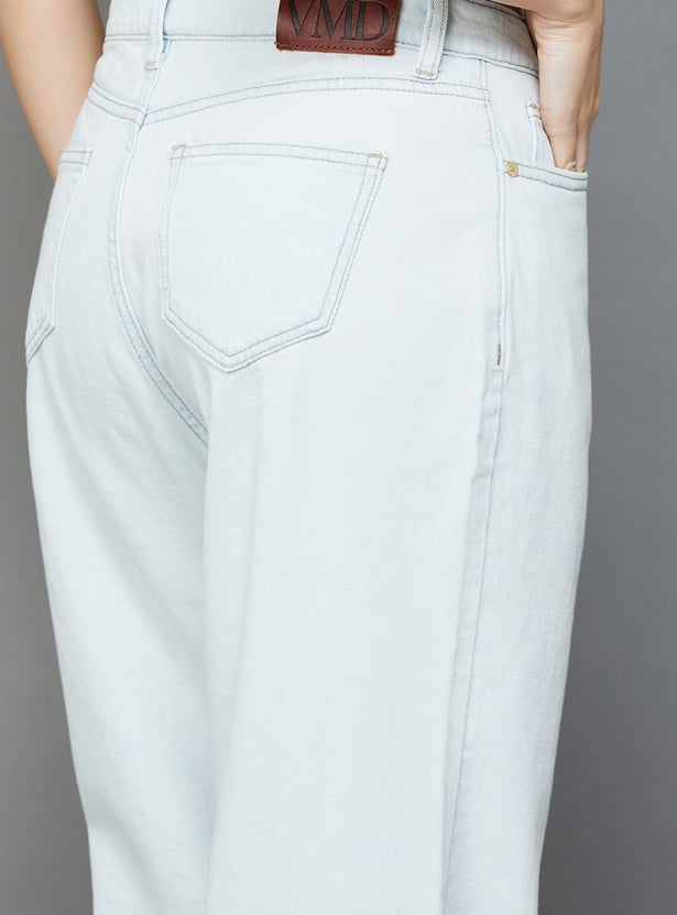 VERO MODA Washed Flared Jeans