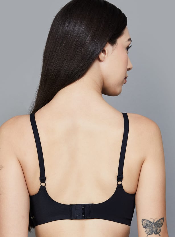 ENAMOR Solid Padded Non-Wired T-shirt