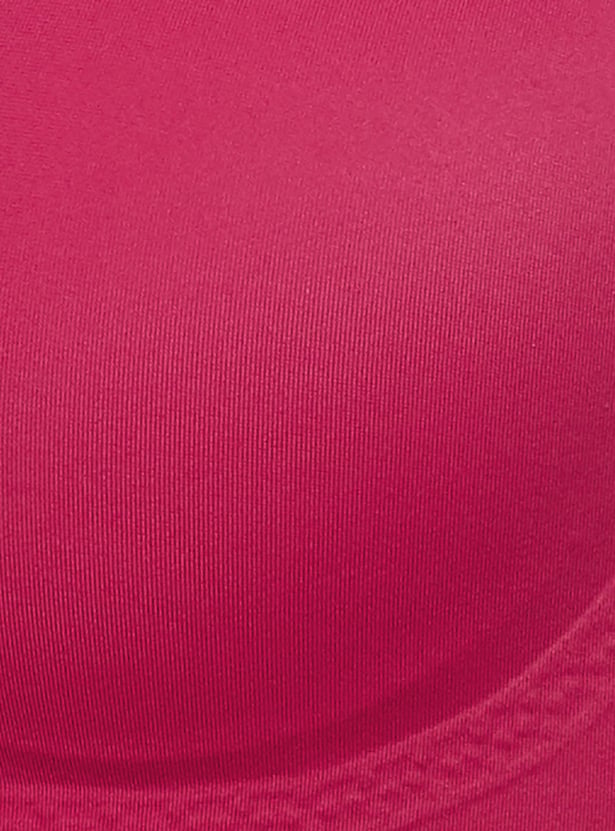 ENAMOR Solid Padded Non-Wired T-shirt