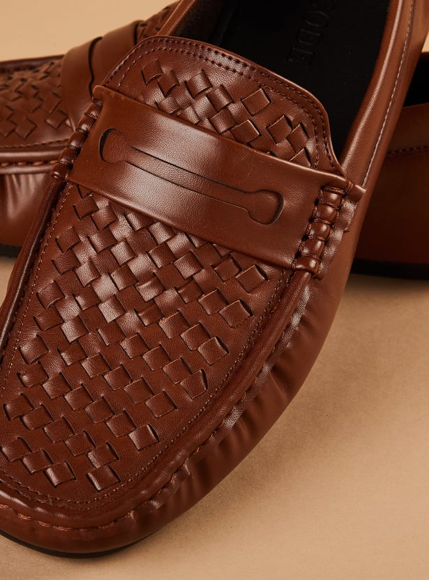 CODE Woven Penny Loafers