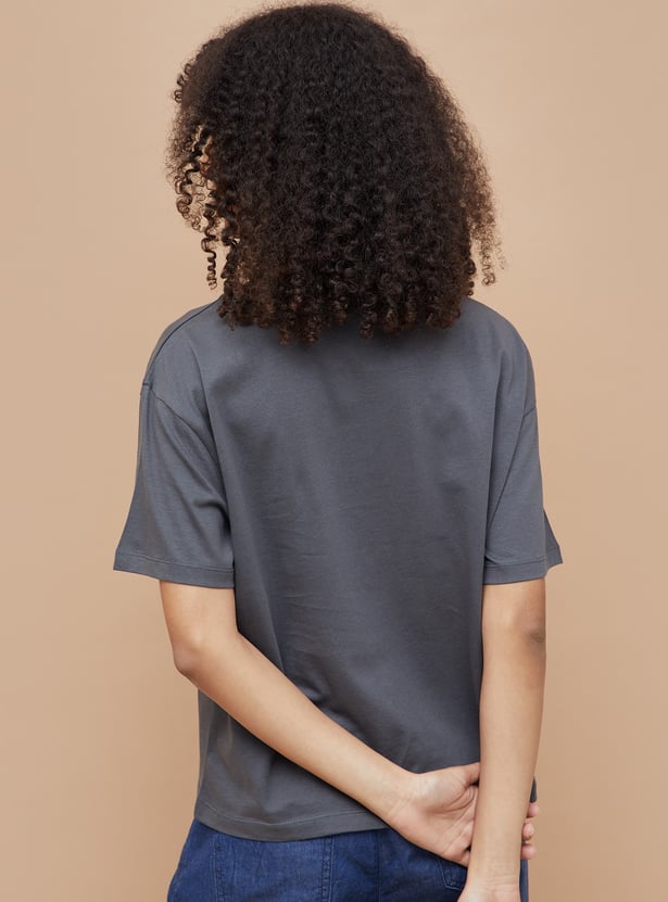 FAME FOREVER Celestial Print T-shirt