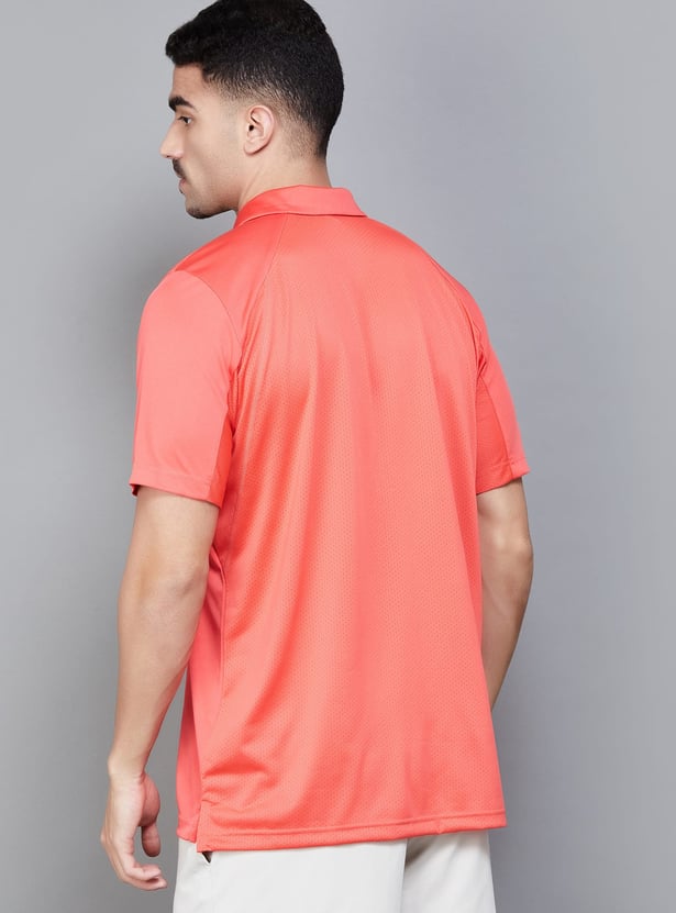 ADIDAS Solid Sports Polo T-shirt