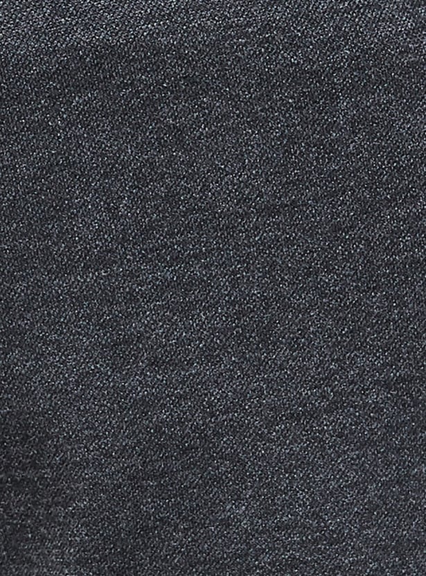 UNITED COLORS OF BENETTON Textured Slim Tapered Trousers