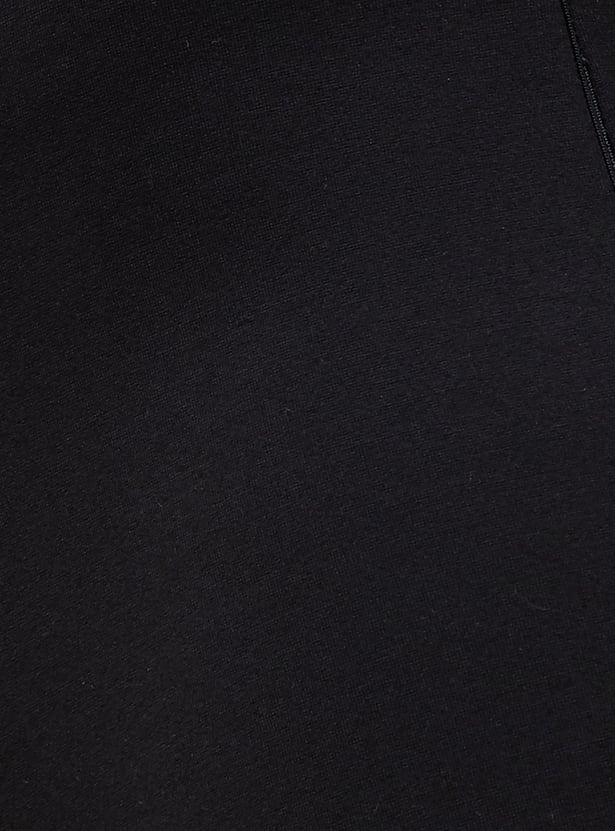 CODE Solid Flared Trousers