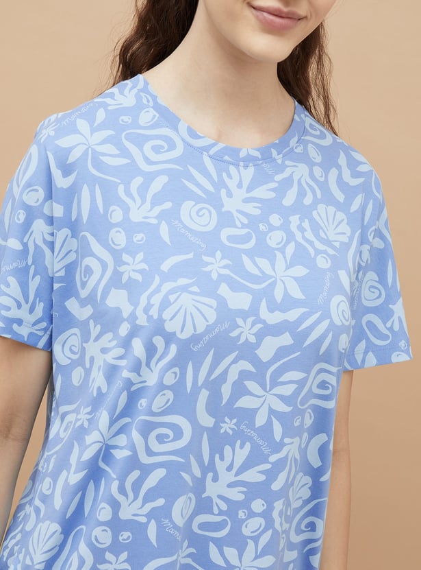 GINGER Floral Printed Night Dress