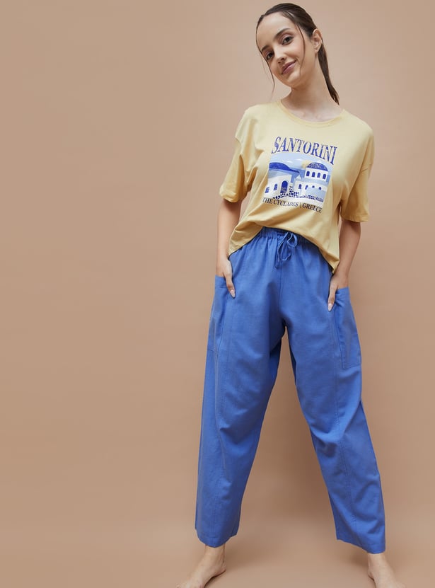 GINGER Printed Night Suit