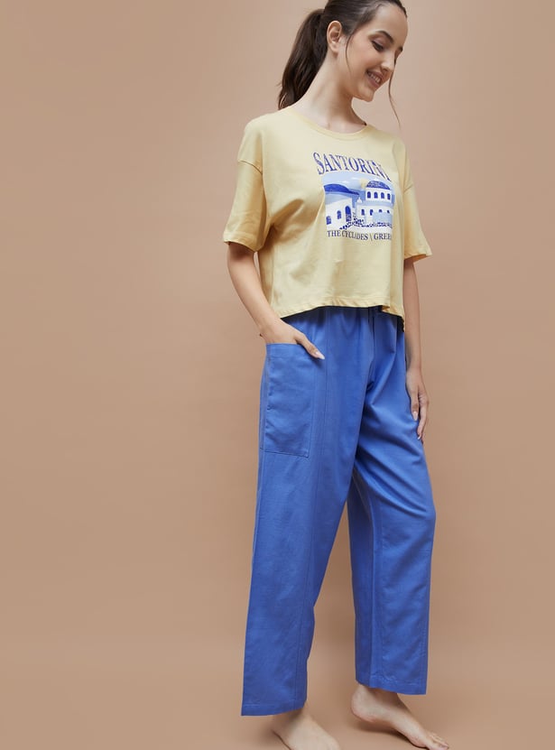 GINGER Printed Night Suit