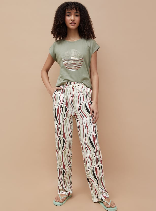 GINGER Printed Night Suit