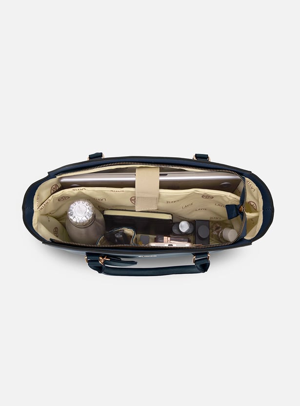 LAVIE LUXE Textured Laptop Bag