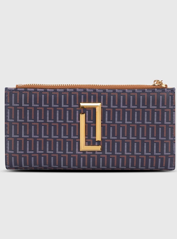 LAVIE LUXE Printed Bi-Fold Wallet with Tassel Charm