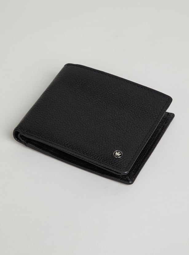 LOUIS PHILIPPE Textured Bi-Fold Wallet