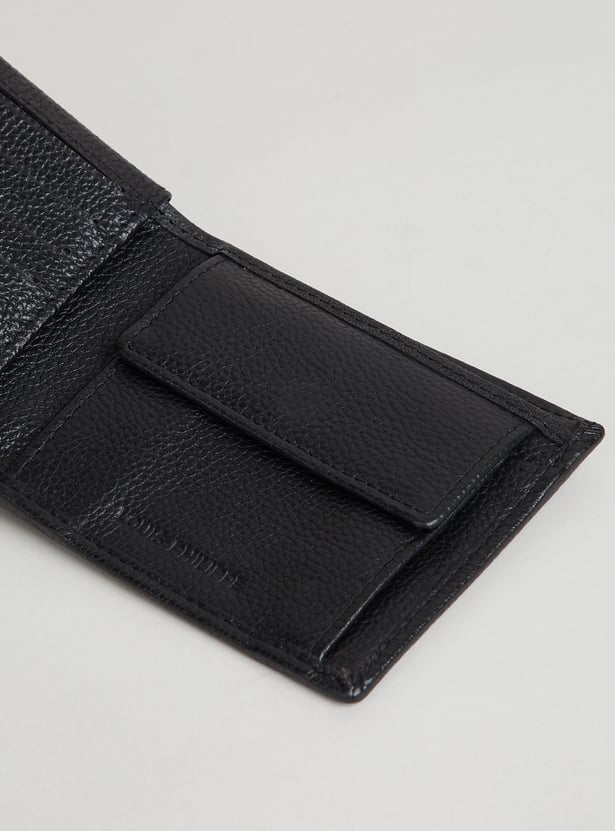 LOUIS PHILIPPE Textured Bi-Fold Wallet