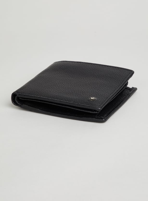 LOUIS PHILIPPE Textured Bi-Fold Wallet