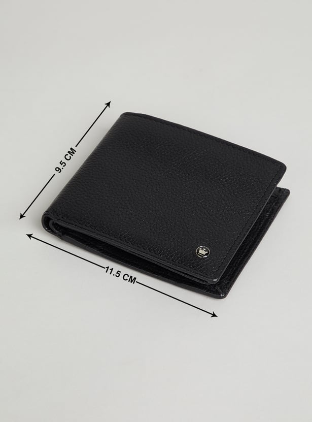 LOUIS PHILIPPE Textured Bi-Fold Wallet