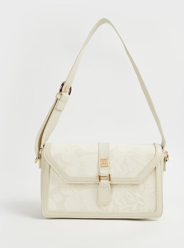 ELLE Floral Embossed Sling Bag