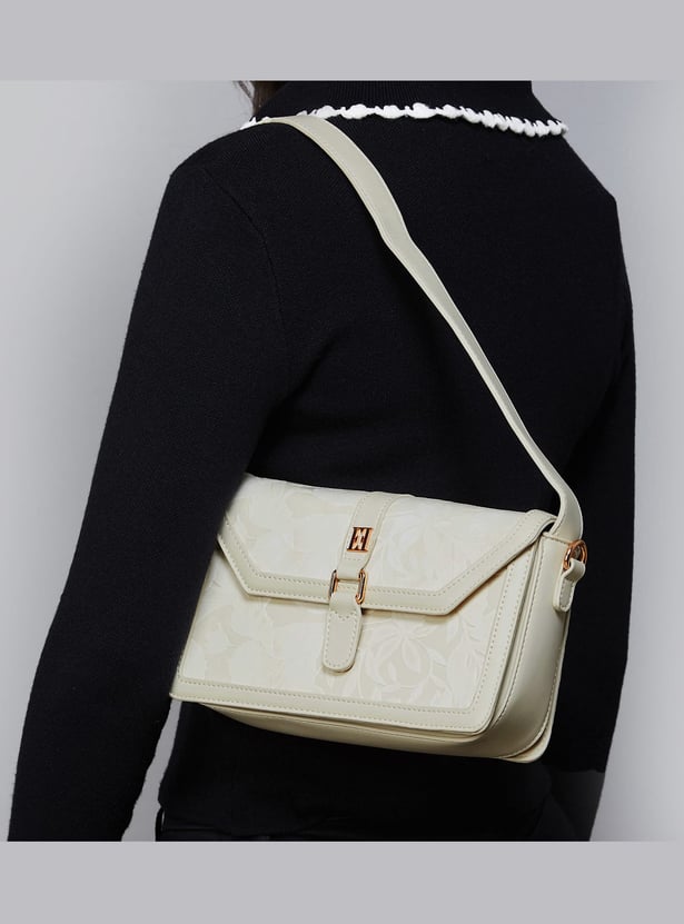 ELLE Floral Embossed Sling Bag