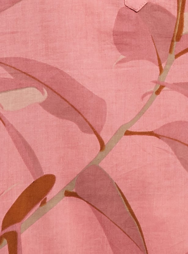 MELANGE Leaf Print Straight Kurta