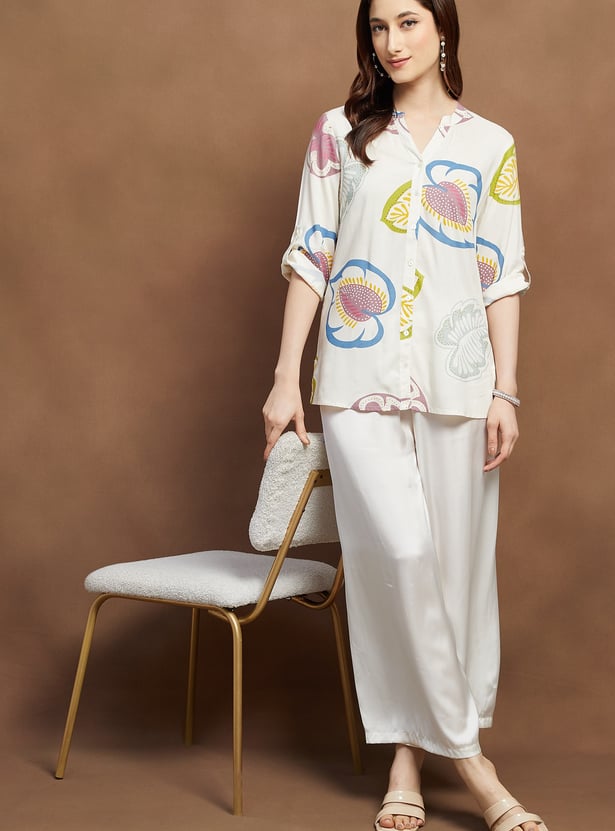 MELANGE Printed Short Kurti