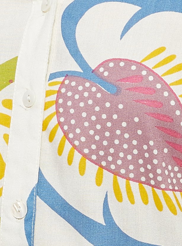 MELANGE Printed Short Kurti