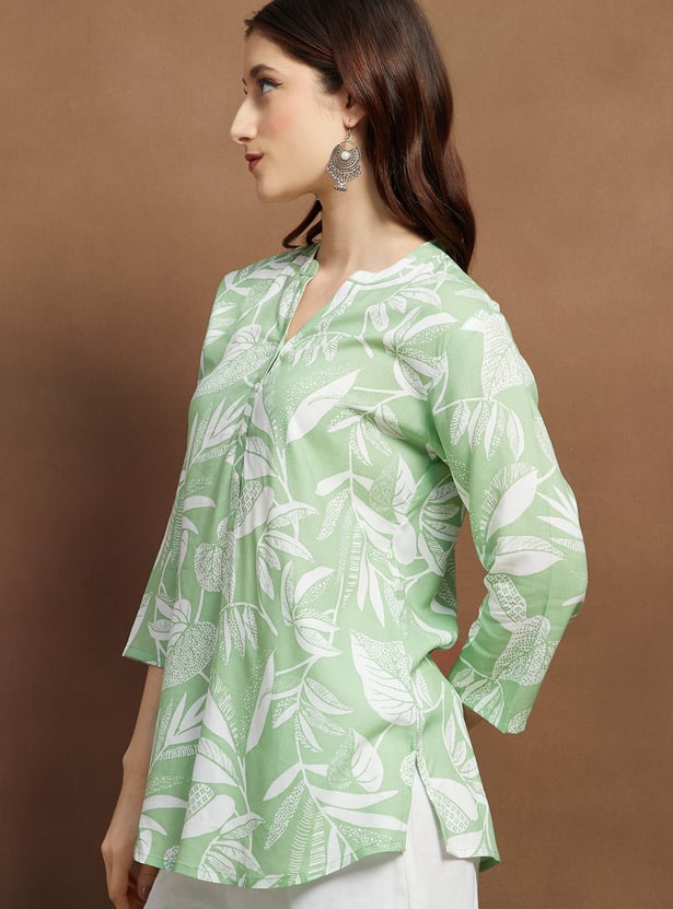 MELANGE Printed Straight Kurti
