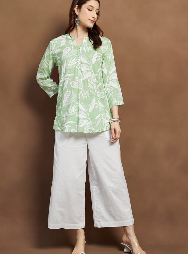 MELANGE Printed Straight Kurti