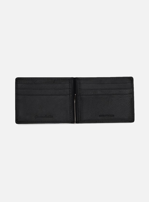VAN HEUSEN Leather Bi-Fold Wallet with Money Clip