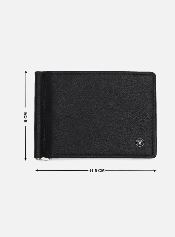 VAN HEUSEN Leather Bi-Fold Wallet with Money Clip