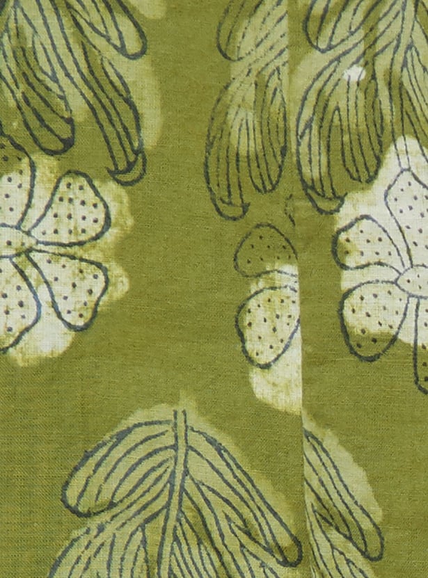 MELANGE Floral Print Anarkali Kurta