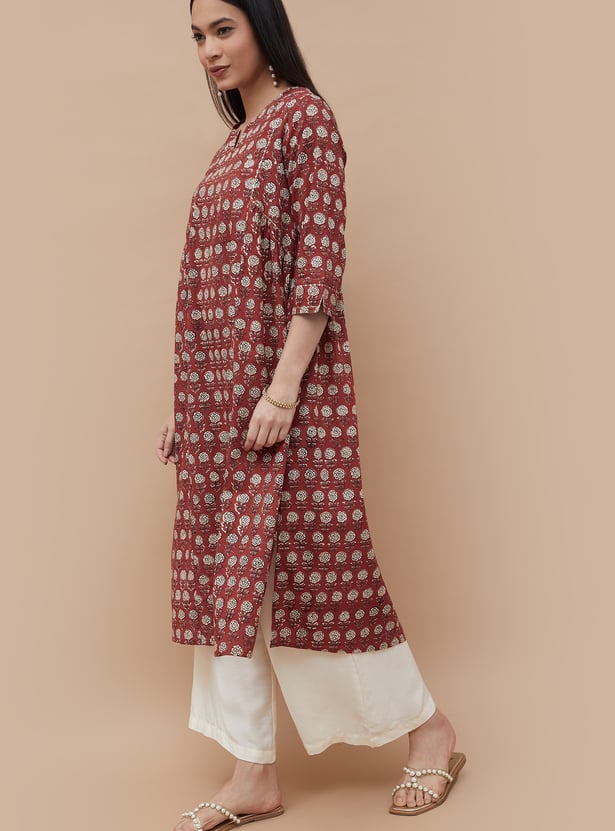 MELANGE Printed A-line Kurta