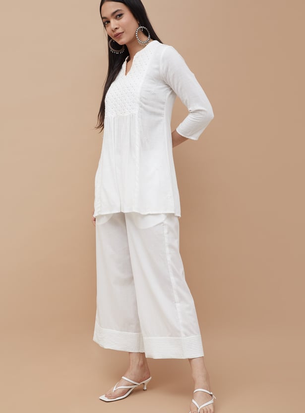 MELANGE Solid Palazzos