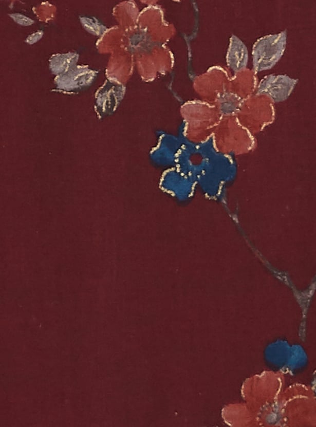 MELANGE Floral Print Anarkali Kurta