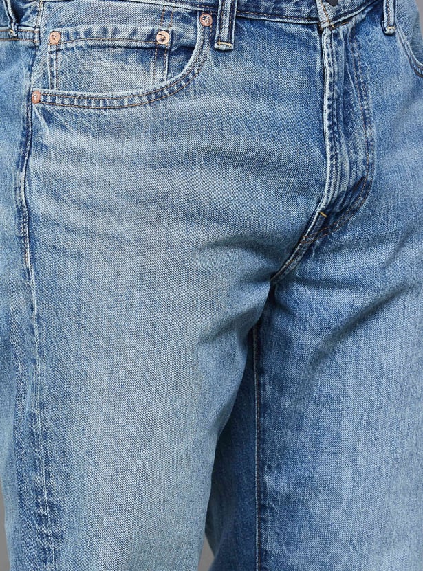 AMERICAN EAGLE Stonewashed Slim Straight Jeans