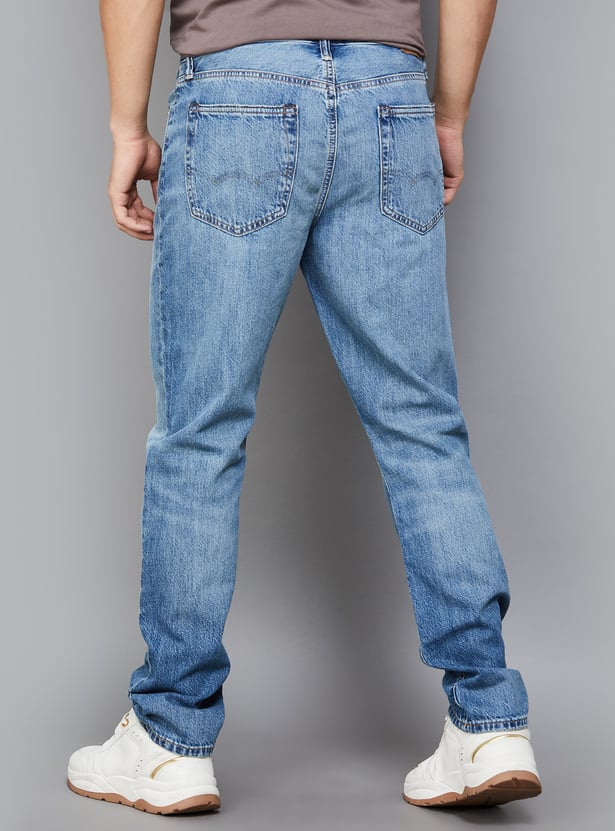 AMERICAN EAGLE Stonewashed Slim Straight Jeans
