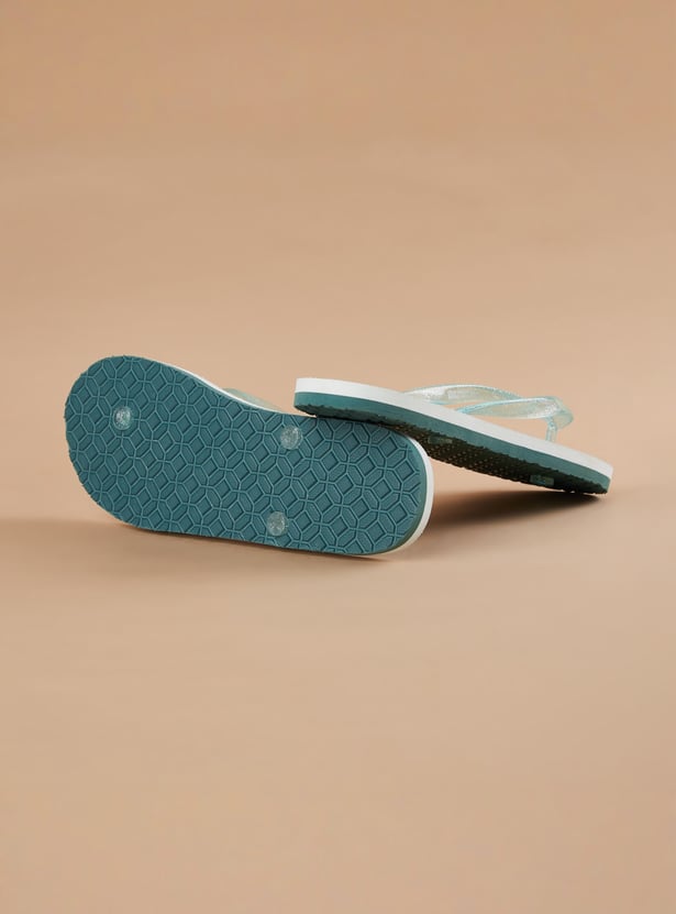 GINGER Printed V-straps Flip Flops