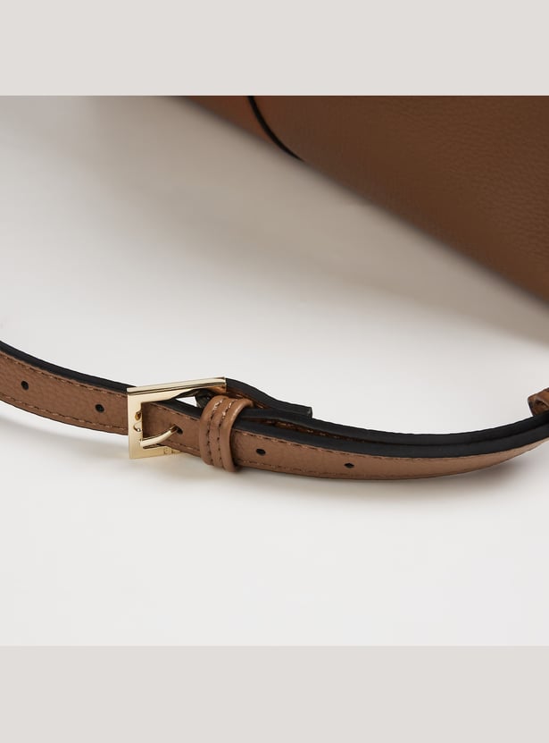 ELLE Perforated Handheld Bag