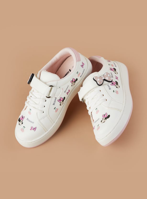 FAME FOREVER Girls Minnie Mouse Printed Shoes