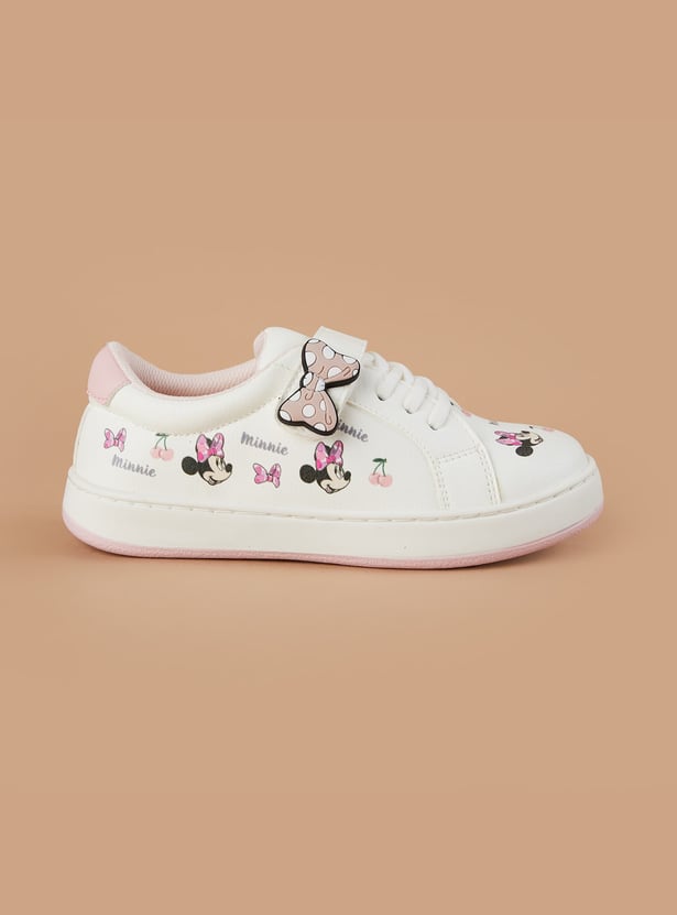 FAME FOREVER Girls Minnie Mouse Printed Shoes