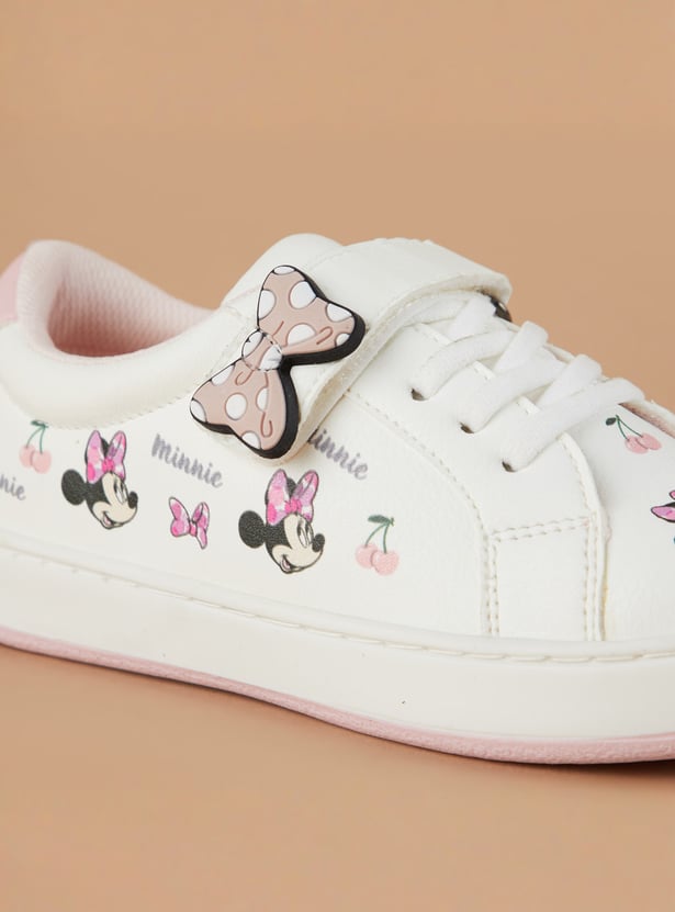 FAME FOREVER Girls Minnie Mouse Printed Shoes
