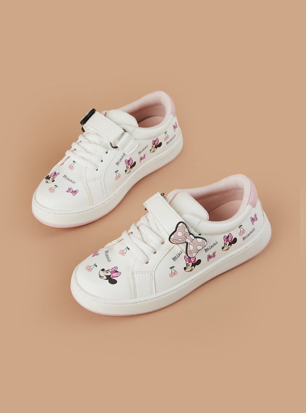 FAME FOREVER Girls Minnie Mouse Printed Shoes