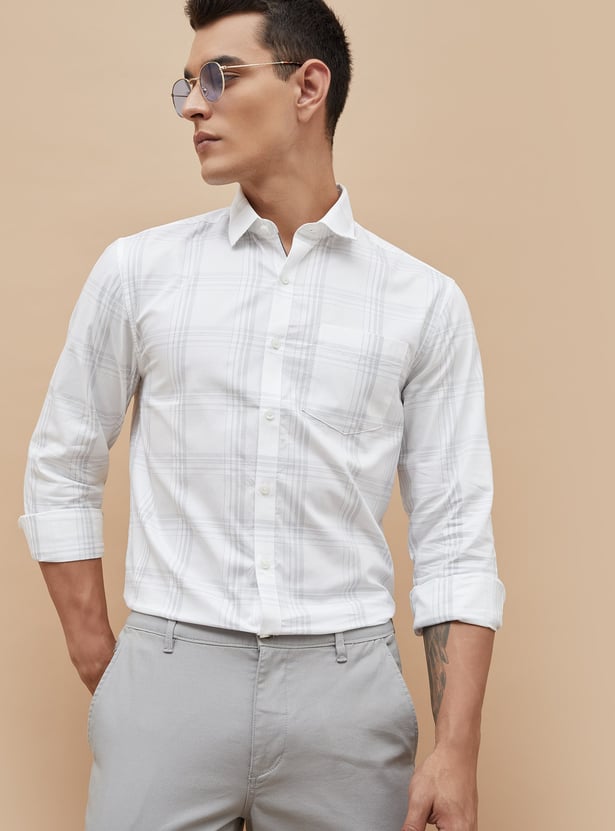 CODE Checked Regular Fit Shirt