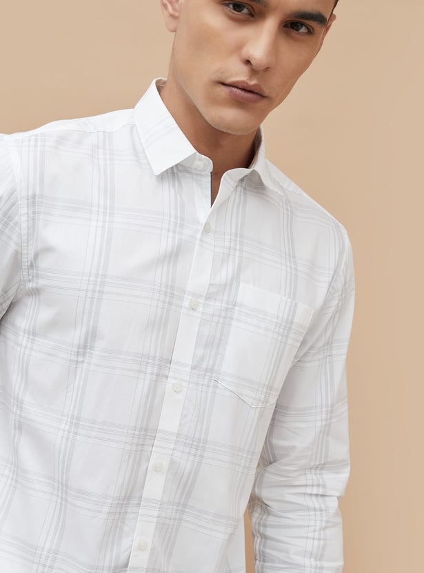 CODE Checked Regular Fit Shirt