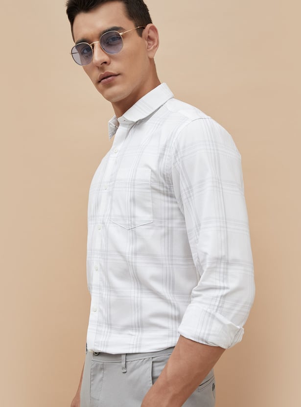 CODE Checked Regular Fit Shirt