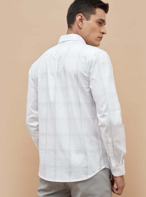 CODE Checked Regular Fit Shirt