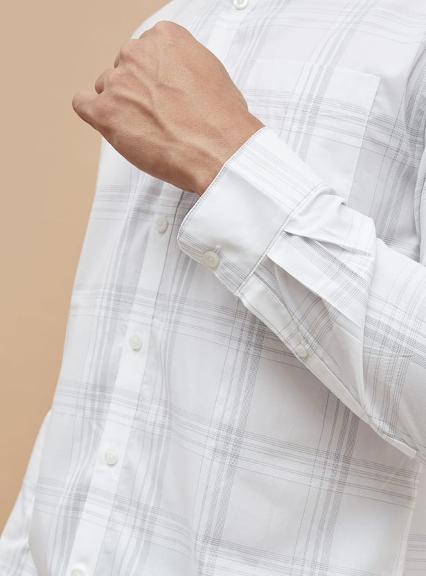 CODE Checked Regular Fit Shirt